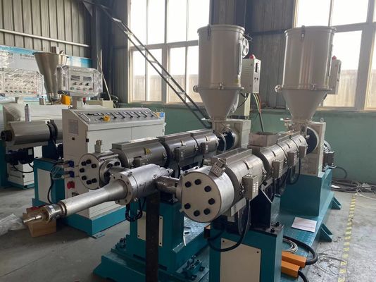 50160mm PE pp en Lijn die van de de Pijpuitdrijving van pvc de Dubbele Muur Golfmachine maken