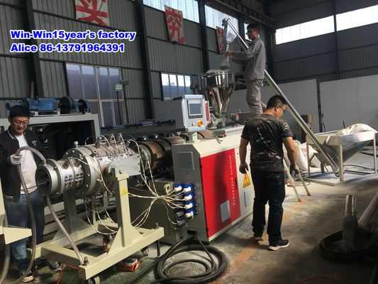 HDPE PE PPR UPVC CPVC pvc Golfpijpproductielijn voor Elektrische Buisdraad