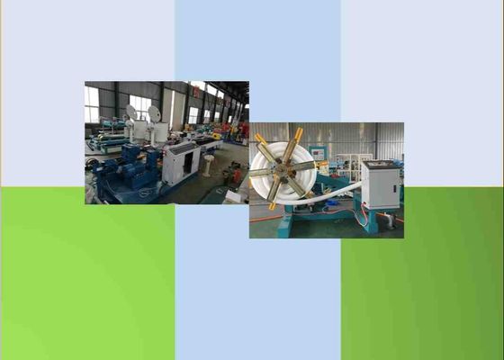 De zachte Buis die van pvc van 50kg/H Schroef Golfmachine maken