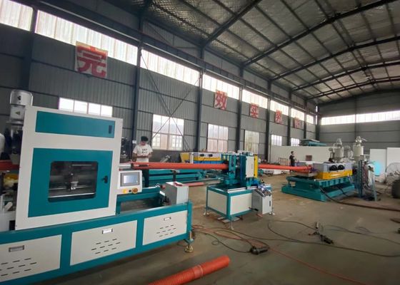 1650mm Plastic Slangpe Enige Muur Golfpijpmachine