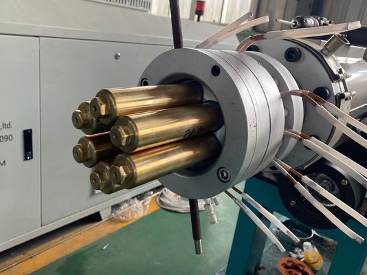 Van de het Gatenuitdrijving van Siemens Multi Plastic de Pijpproductielijn voor PE/pvc