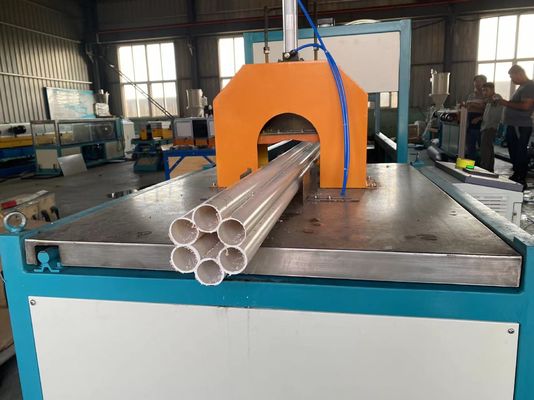 Touch screen Zeven Plc van de de Uitdrijvingslijn van de Gaten Plastic Pijp