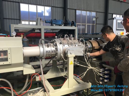 HDPE PE PPR UPVC CPVC pvc Golfpijpproductielijn voor Elektrische Buisdraad