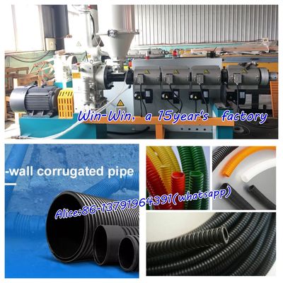Golf Plastic PE van pvc pp de Machine Enige Muur van de Pijpuitdrijving