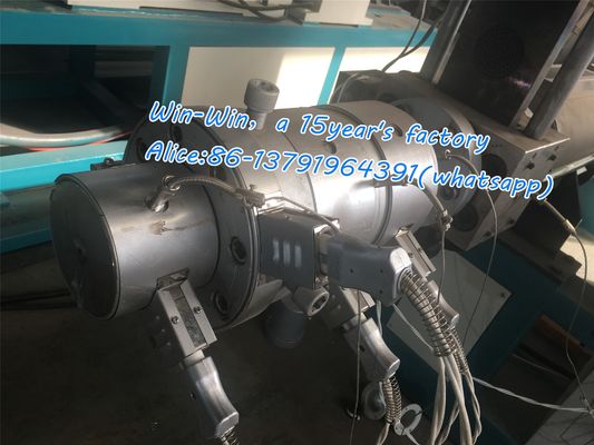 Extrusielijn met enkele dubbele schroef voor kunststof PPR HDPE PVC gegolfde buis