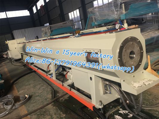 Extrusielijn met enkele dubbele schroef voor kunststof PPR HDPE PVC gegolfde buis
