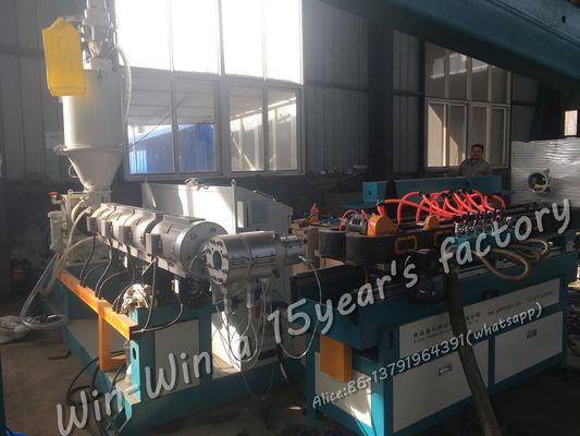 Plastic HDPE PE PP PVC enkelwandige gegolfde zachte buis extrusiemachine