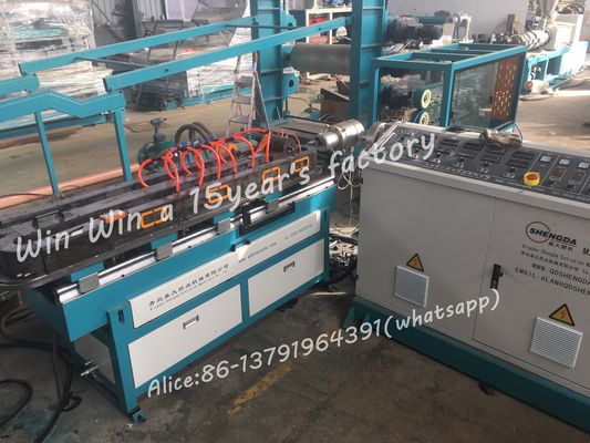 Hoge snelheid DWC Pipe Machine Pe gegolfde buis extrusielijn