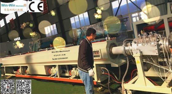 Elektrische leiding PVC pijp extrusie productielijn Diepe schroef
