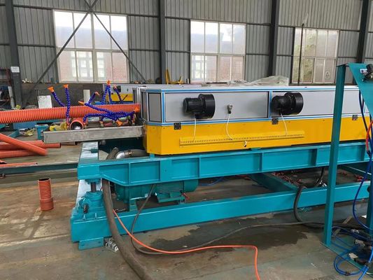 De elektrische Dubbele Muur Golflijn van de Pijpuitdrijving voor PE pp de Pijp van de het Waterirrigatie van pvc