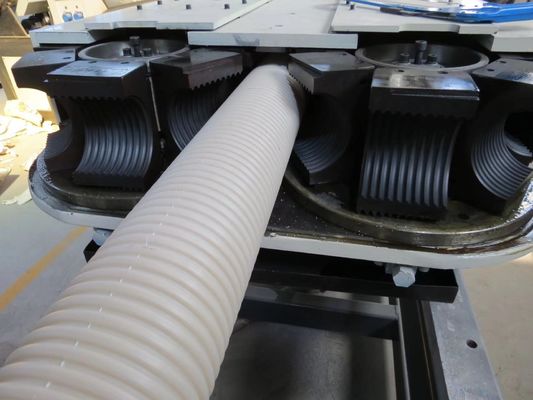 Van de de Pijpproductielijn van pvc Dubbele Muur Golf de Extrudermachine