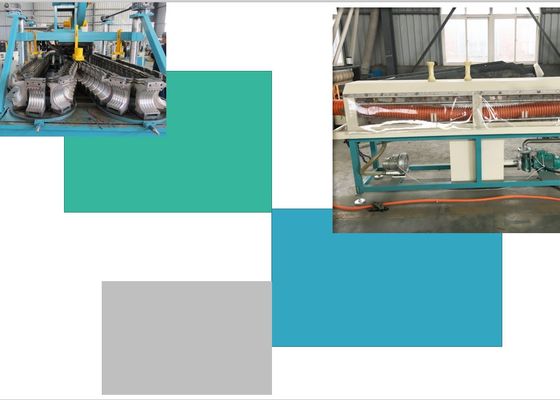 Verticale TrillingsRioolbuis 40kg/H 159mm Flexibele Pijpmachine