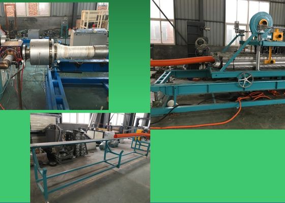 50-100kg/H PE Flexibele van de het Staaldraad van de Pijpmachine Versterkte de Slangmachine