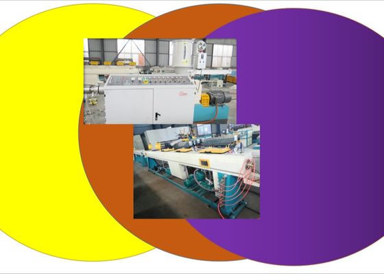 HDPE Tweelingschroef 750mm de Plastic Lijn van de Pijpuitdrijving