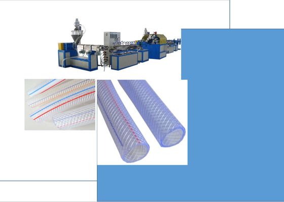 50kg/h pvc-de Vezel versterkte de Flexibele Pijp van de Waterslang Makend Machine