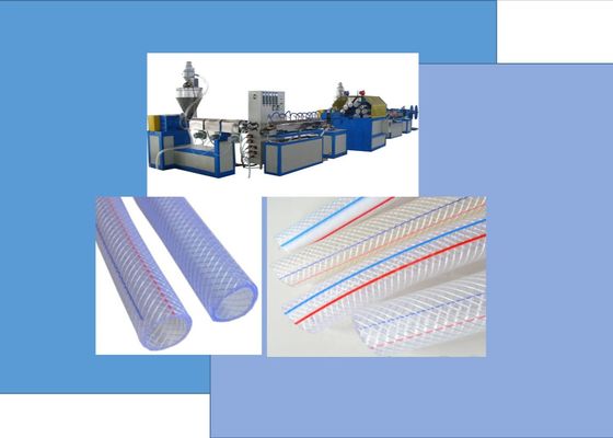 50kg/h pvc-de Vezel versterkte de Flexibele Pijp van de Waterslang Makend Machine