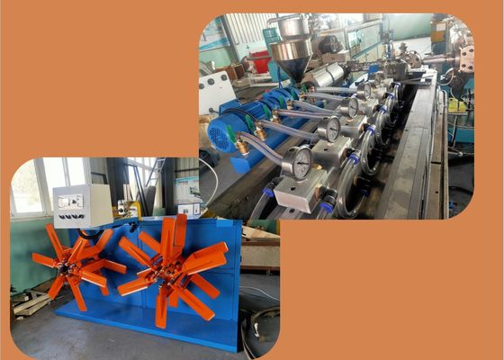 40m/Min pvc-de Machine van het de Draaddraadtrekken van de Schedeextruder