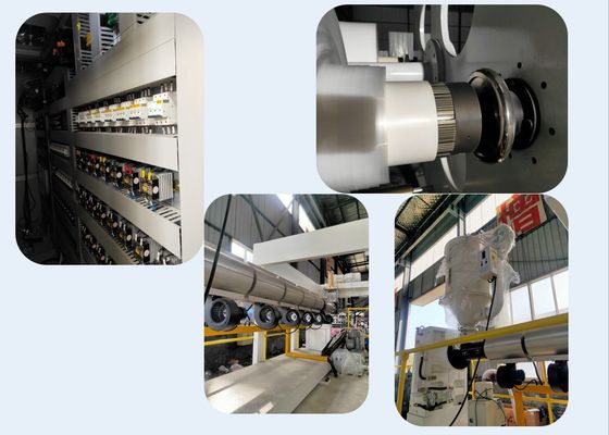 Pp-HUISDIER Twee Lagen de Plastic van de Bladuitdrijving Lijn350-450g/h