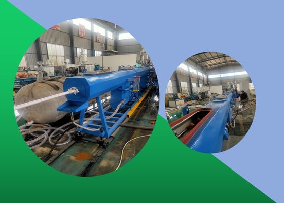 De drievoudige Laaghdpe van het de Lijnpolypropyleen van de Pijpuitdrijving Machine van de de Pijpuitdrijving Tweeling