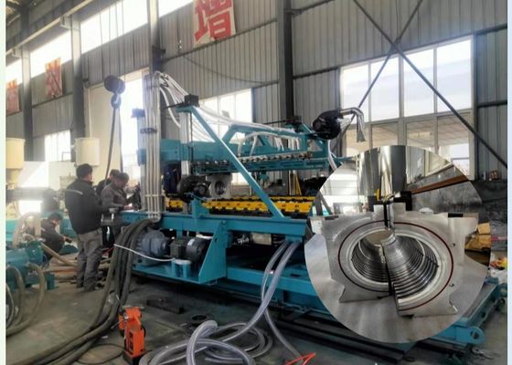 200mm PE van pvc Dubbele Muur Golfpijpextruder