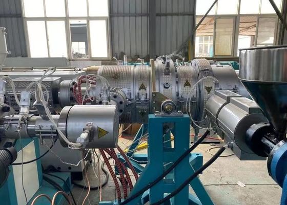 PLC 15m/Min 250kg/H HDPE Machine de In rechte lijn van de Pijpuitdrijving