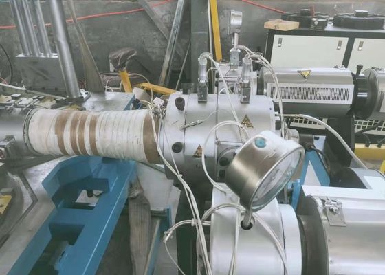 ABB-Motor Plastic Slang die Machine voor HDPE de Lijn van de Pijpuitdrijving maken