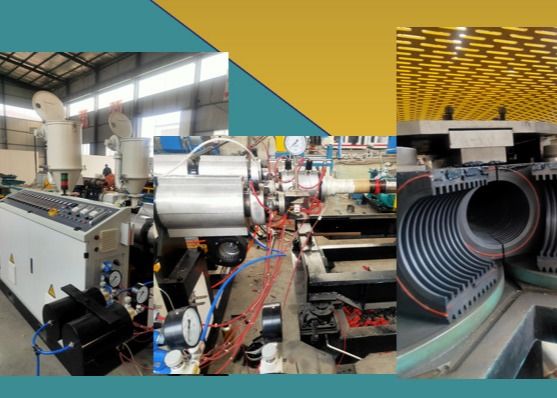 2063mm pp PE HDPE Golflijn die van de Pijpuitdrijving Machine maakt