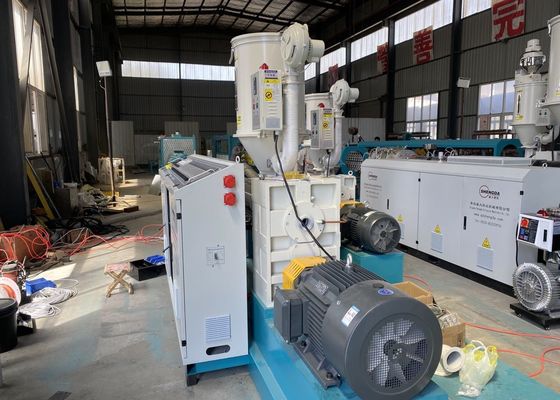 De dubbele van de de Pijpextruder van Schroef Plastic pvc Productielijn van de de Uitdrijvingsmachine